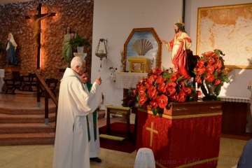 Misa y procesión del Sagrado Corazón de Jesús en La Garita (Foto Francisco Javier Santana)
